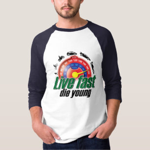 T-shirt Rapides vivants meurent des jeunes