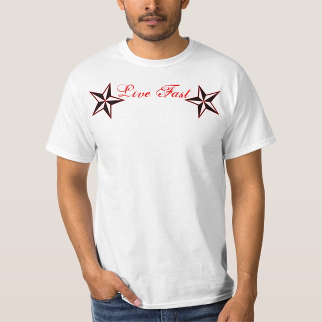 T-shirt Rapides vivants meurent jeune filet (Devant)