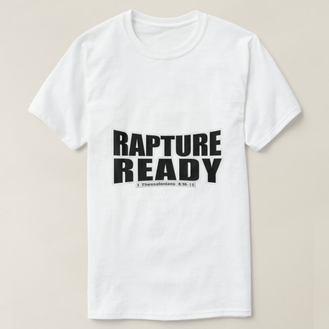 T-shirt Rapidité Prêt Évangile Chrétien Bible Écriture Te (Design devant)