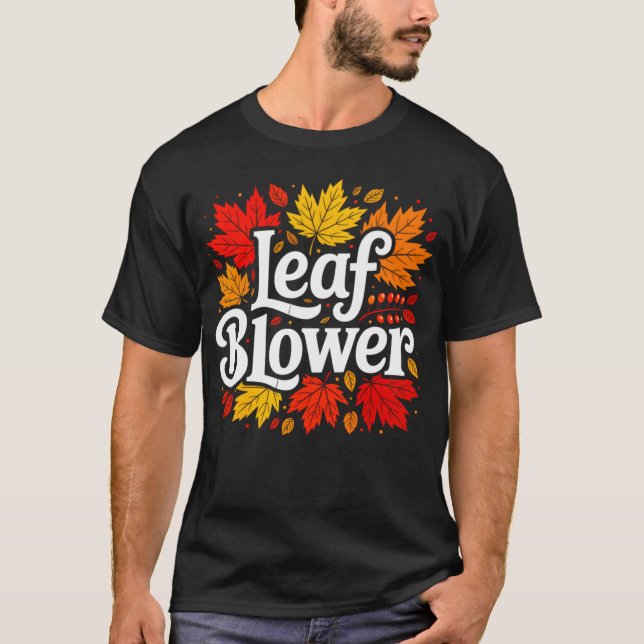 T-shirt Rappe à feuilles - Halloween - classique (Devant)