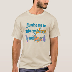 T-shirt Rappel de l'oubli distrait drôle de TDAH