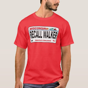 T-shirt Rappel Walker - Conception de plaque d'immatricula