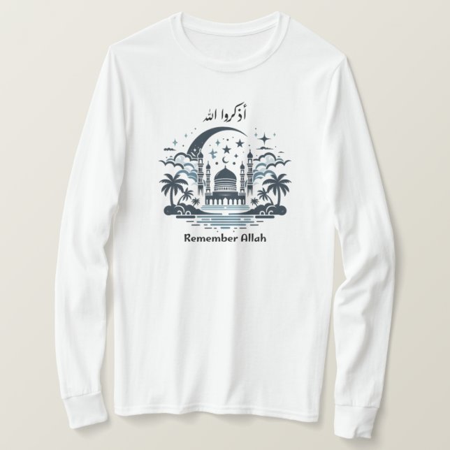 T-shirt Rappelez-vous Allah (Design devant)