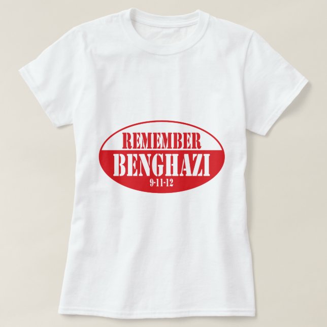 T-shirt RAPPELEZ-VOUS Benghazi (Design devant)