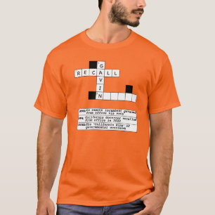 T-shirt Rappelez-vous de Gavin Crossword