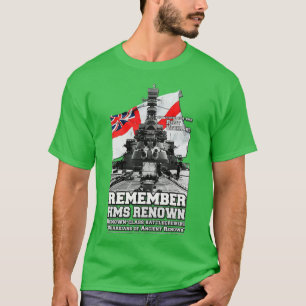 T-shirt RAPPELEZ-VOUS DU HMS Renommer des anciens combatta