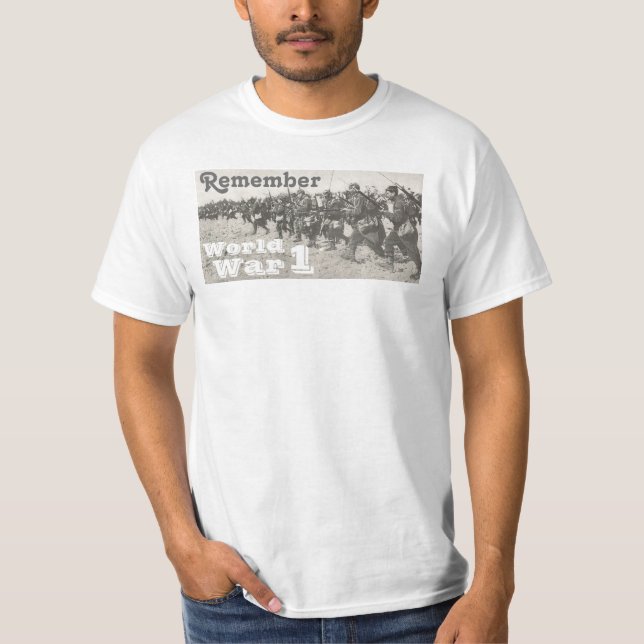 T-shirt Rappelez-vous la guerre mondiale 1 (Devant)