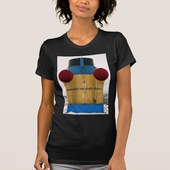 T-shirt Rappelez-vous les bateaux de Boblo - chambre. (Devant)