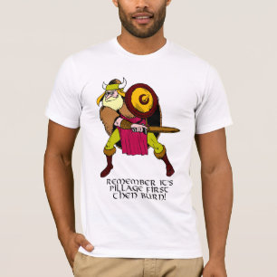 T-shirt Rappelez-vous que c'est pillage brûlent d'abord