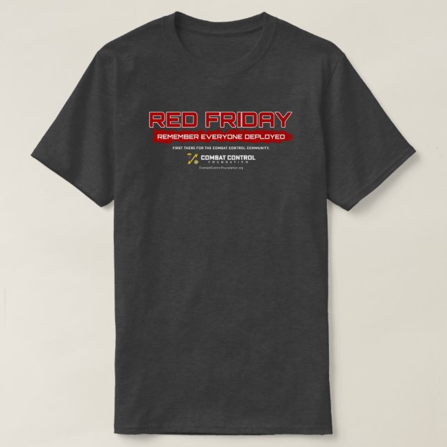 T-shirt Rappelez-vous que tout le monde est déployé | RED  (Design devant)