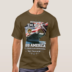 T-shirt RAPPELEZ-VOUS USS America CVACV66 anciens combatta