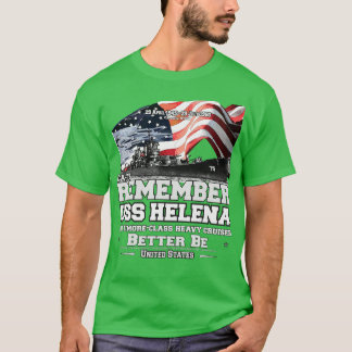 T-shirt RAPPELEZ-VOUS USS Helena CA75 vétérans des croiseu