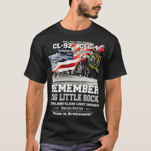 T-shirt RAPPELEZ-VOUS USS Little Rock CL92 Bateau de crois