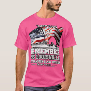 T-shirt RAPPELEZ-VOUS USS Louisville CLCA28 vétérans de Cr