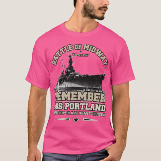 T-SHIRT RAPPELEZ-VOUS USS PORTLAND CA33