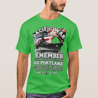 T-shirt RAPPELEZ-VOUS USS Portland US cruiser
