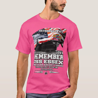 T-shirt RAPPELEZ-VOUS UTILISATEUR ESSEX CV9 Vétérans jour