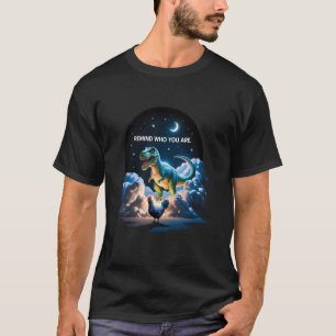 T-shirt Rappelle Qui Tu es Dinosaur Chicken