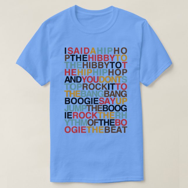 T-shirt Rapperx27s Delight Sugarhill GangTShirt (Design devant)