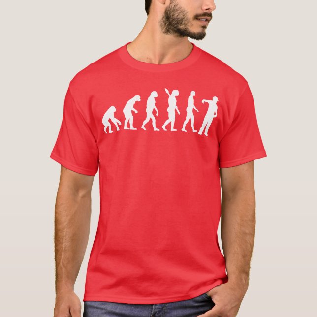 T-shirt Rappeur d'évolution rétro (Devant)