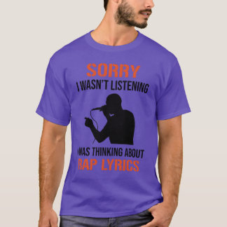 T-shirt Rappeur MC Hip Hop Paroles de Rap Citation Freesty