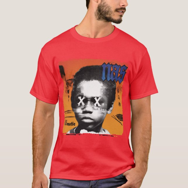 T-SHIRT RAPPEUR NAS (Devant)