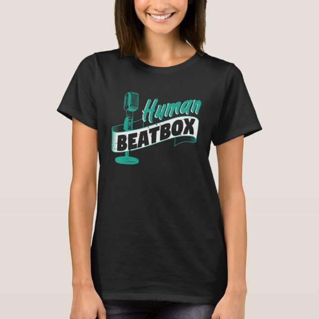 T-shirt Rappeurs de beatbox humains (Devant)