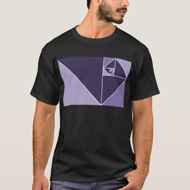 T-shirt Rapport d'or (pourpre) (Devant)