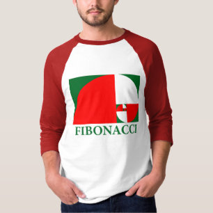 T-shirt Rapport d'or, spirale de Fibonacci