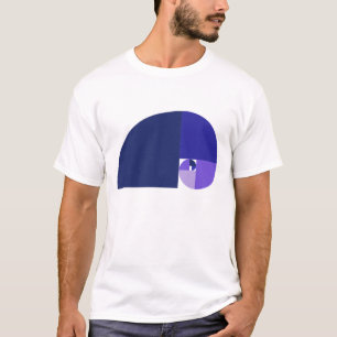 T-shirt Rapport d'or, spirale de Fibonacci