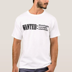 T-shirt Rapport durant la nuit signicatif RECHERCHÉ
