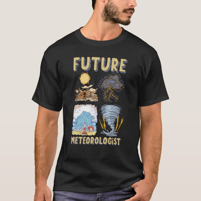 T-shirt Rapport météorologue sur les prévisions météorolog (Devant)