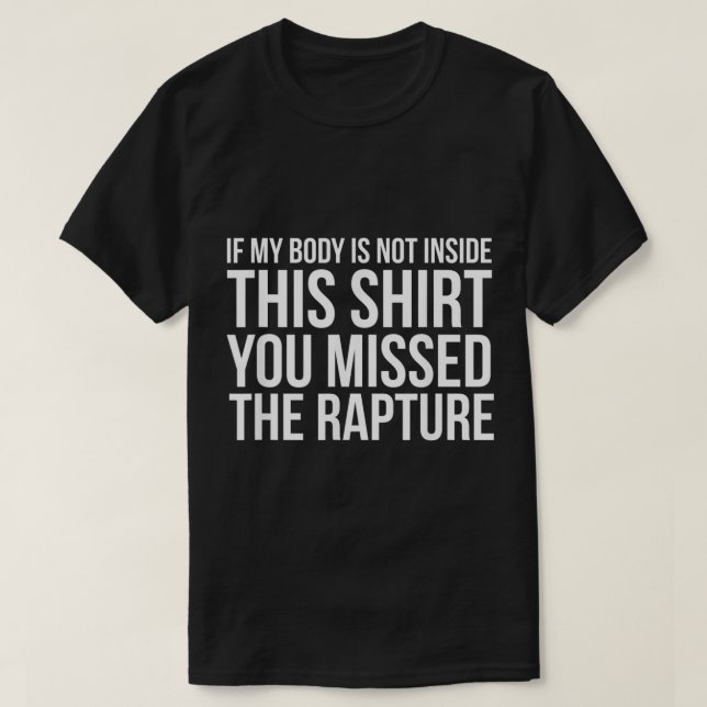 T-shirt Rapporter Jésus chrétien revient (Design devant)