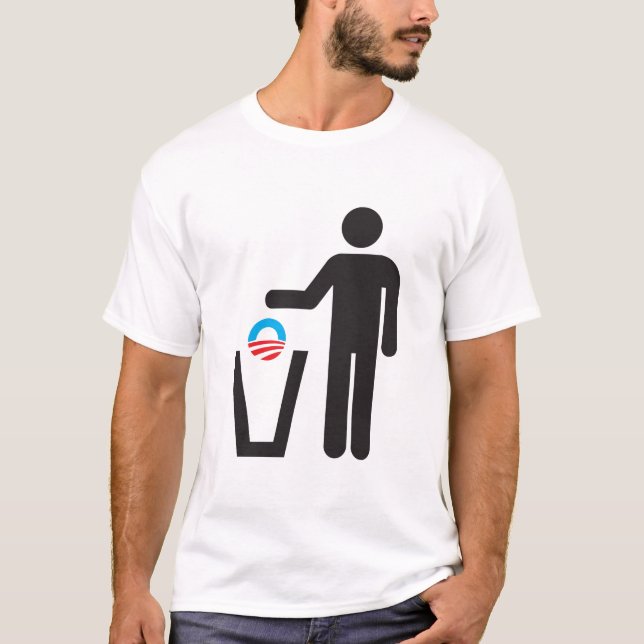 T-shirt Rapportez l'Amérique ! Videz Obama (Devant)