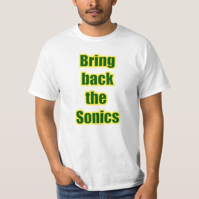 T-shirt Rapportez le Sonics ! (Devant)