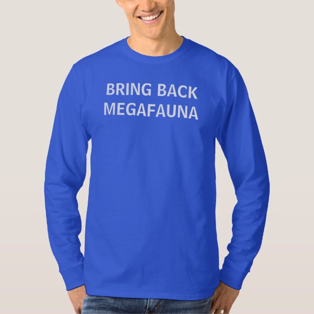 T-SHIRT RAPPORTEZ MEGAFAUNA (Devant)