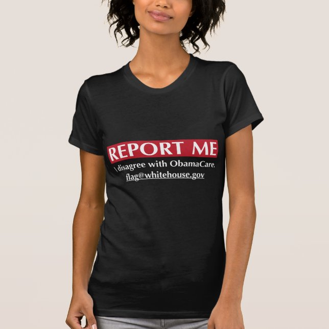 T-shirt Rapportez-moi - je suis en désaccord avec (Devant)