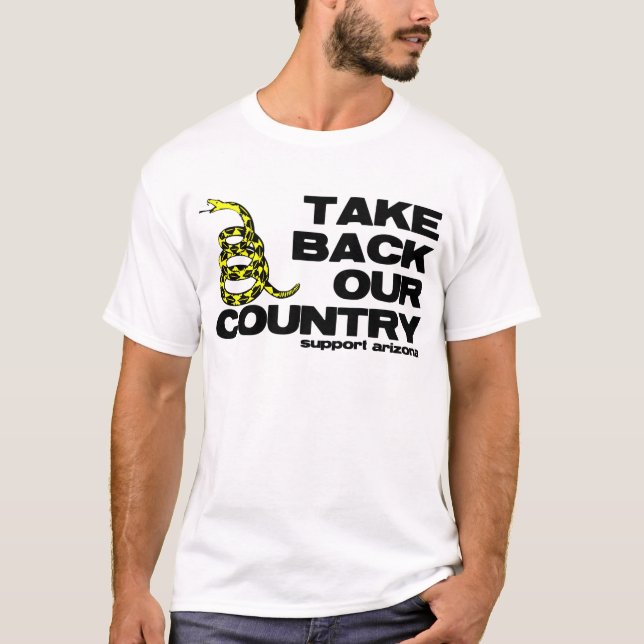 T-shirt rapportez notre pays (Devant)