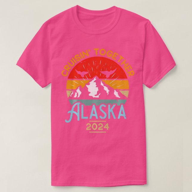 T-shirt Rapprocher Famille Amis Et Groupe Alaska Cruise 20 (Design devant)