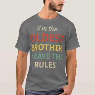 T-shirt Rapprocher Frères Ancien Frère Je Fais Les Règles