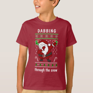 T-shirt Rapprocher la famille Dabing à travers la neige No