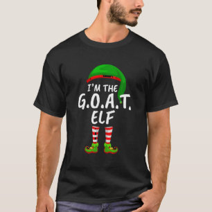 T-shirt Rapprocher la famille drôle Je suis le G O A T Elf