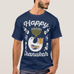 T-shirt Rapprocher la famille Joyeux Chanukah Pyjamas Top<br><div class="desc">Joyeux Pyjamas Chanukah en famille Top Dreidel Menorah.</div>