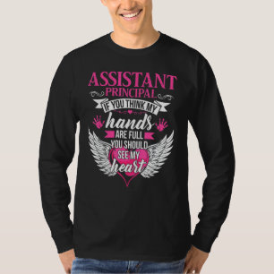 T-shirt Rapprocher le principal de l'adjoint si vous pense