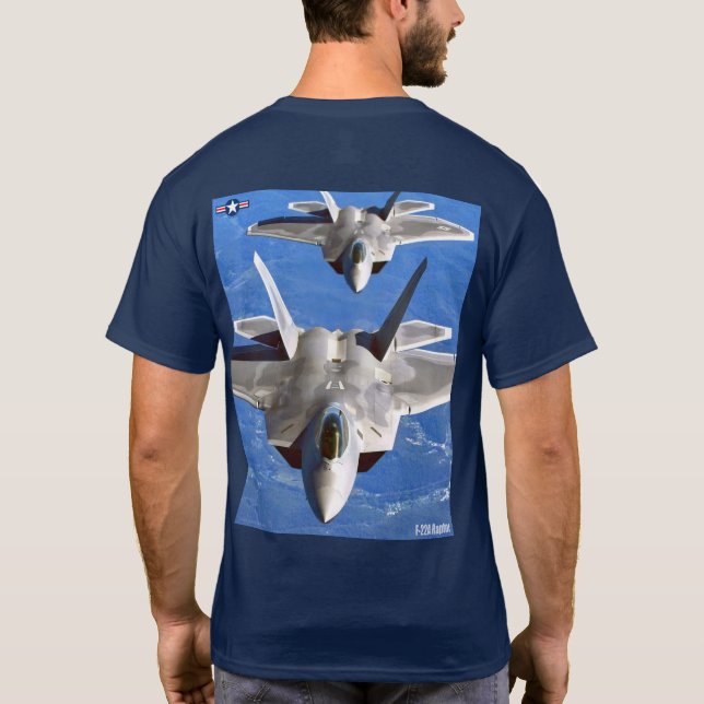 T-SHIRT RAPTEUR F-22A (Dos)