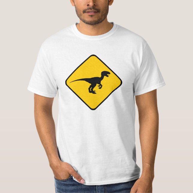 T-shirt Raptor de avertissement (Devant)