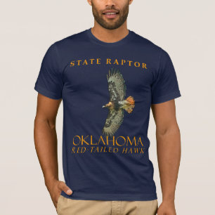 T-shirt Raptor du Territoire de l'Oklahoma La Buse à queue