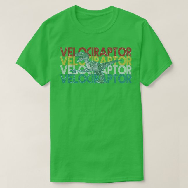 T-shirt Raptor Velociraptor Dinosaur1 (Design devant)