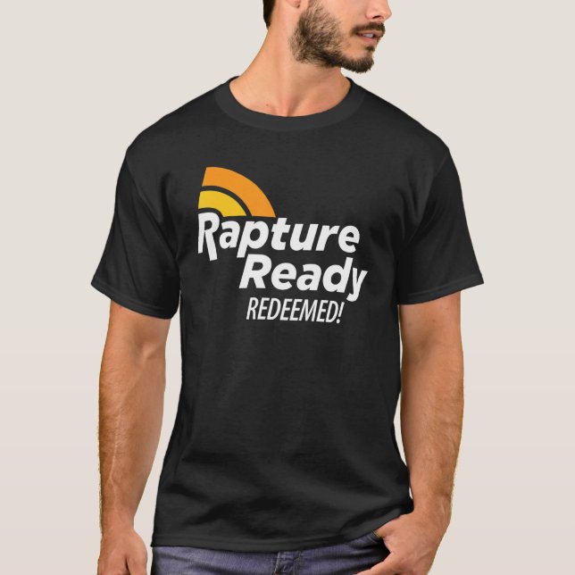 T-shirt Rapture Prête  Texte Blanc (Devant)