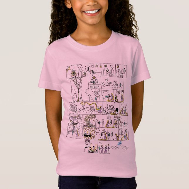 T-Shirt Rapunzel (Devant)